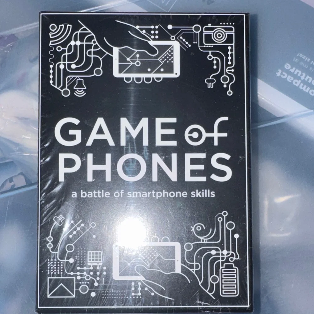 Game of Phones Battle of Smartphone Skills Party Card Game 100+ Cards